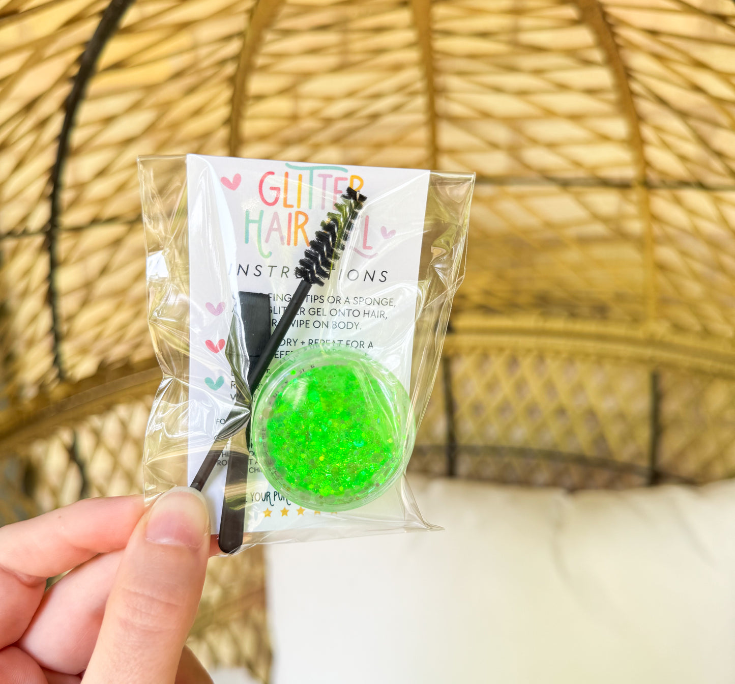 RTS Glitter Hair Gel