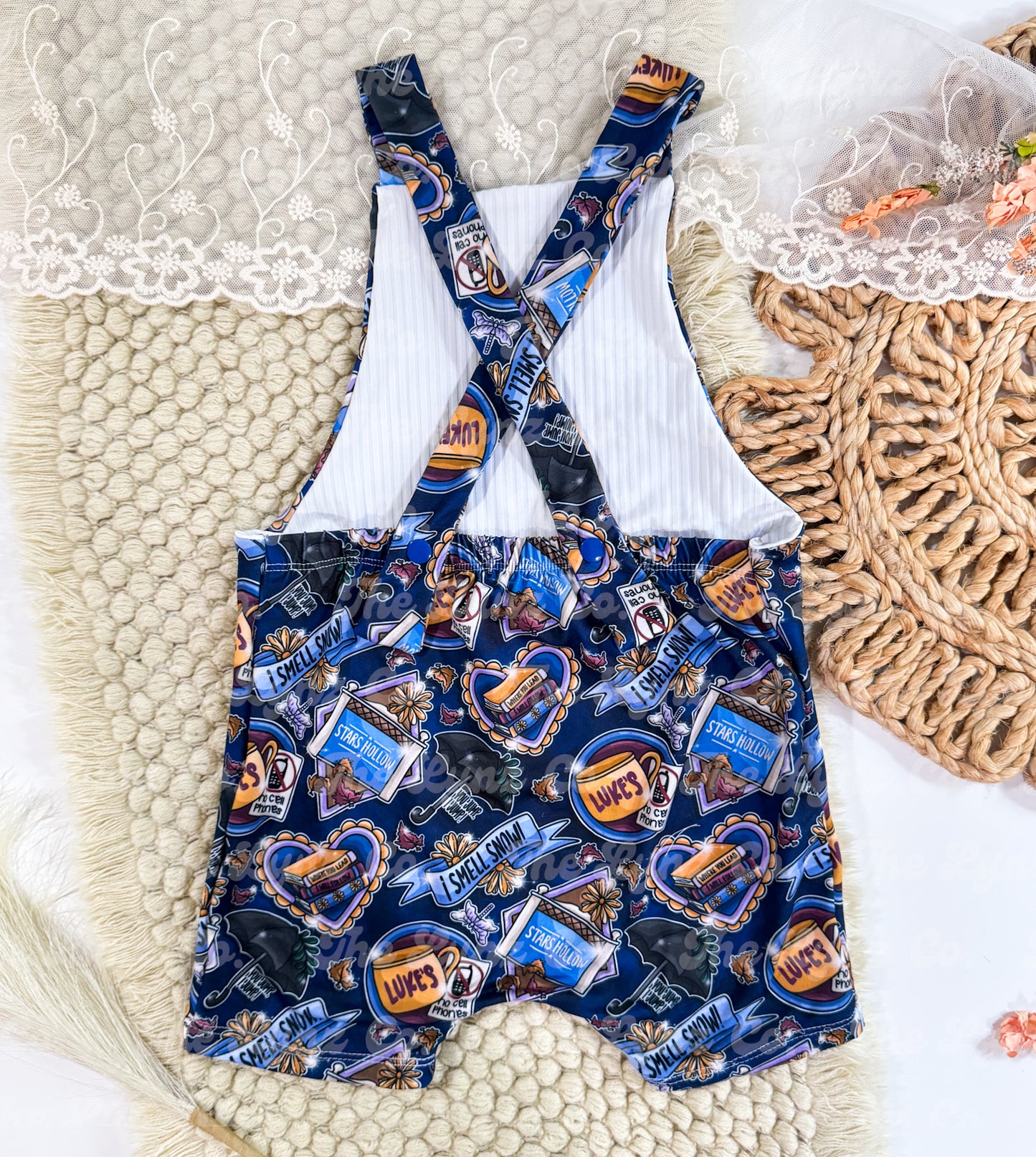 RTS 2T Crossback Overalls | Shorts Length.