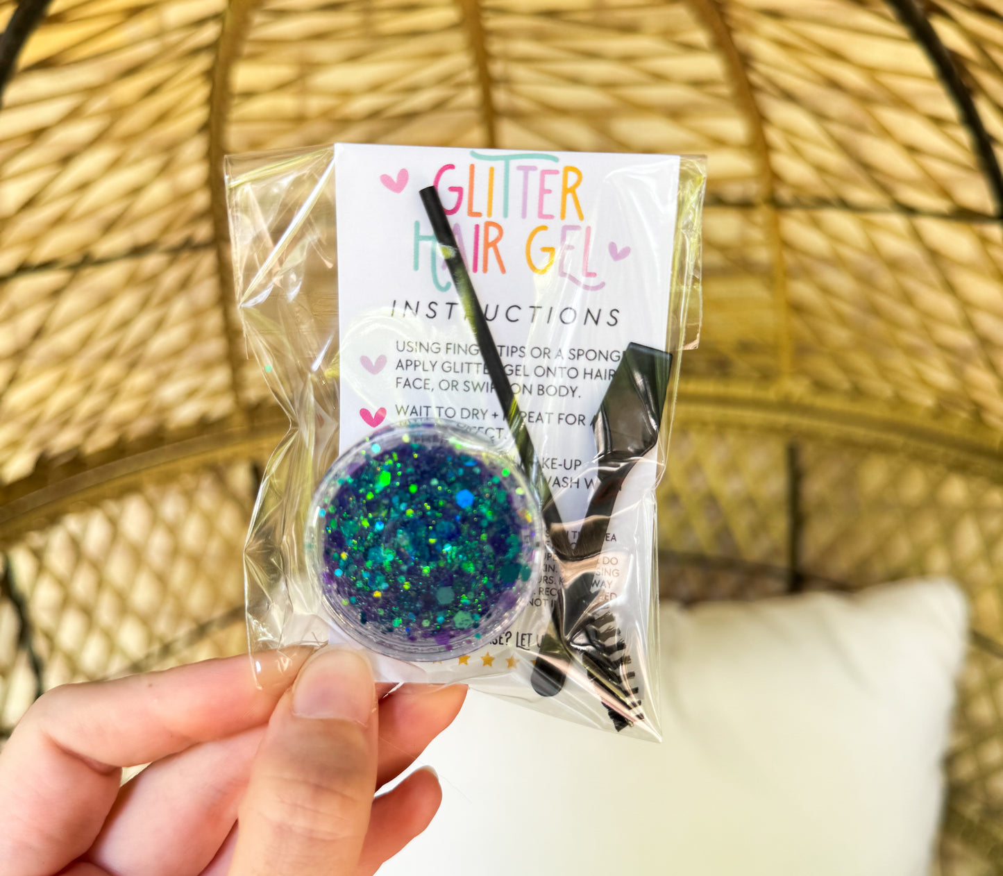 RTS Glitter Hair Gel