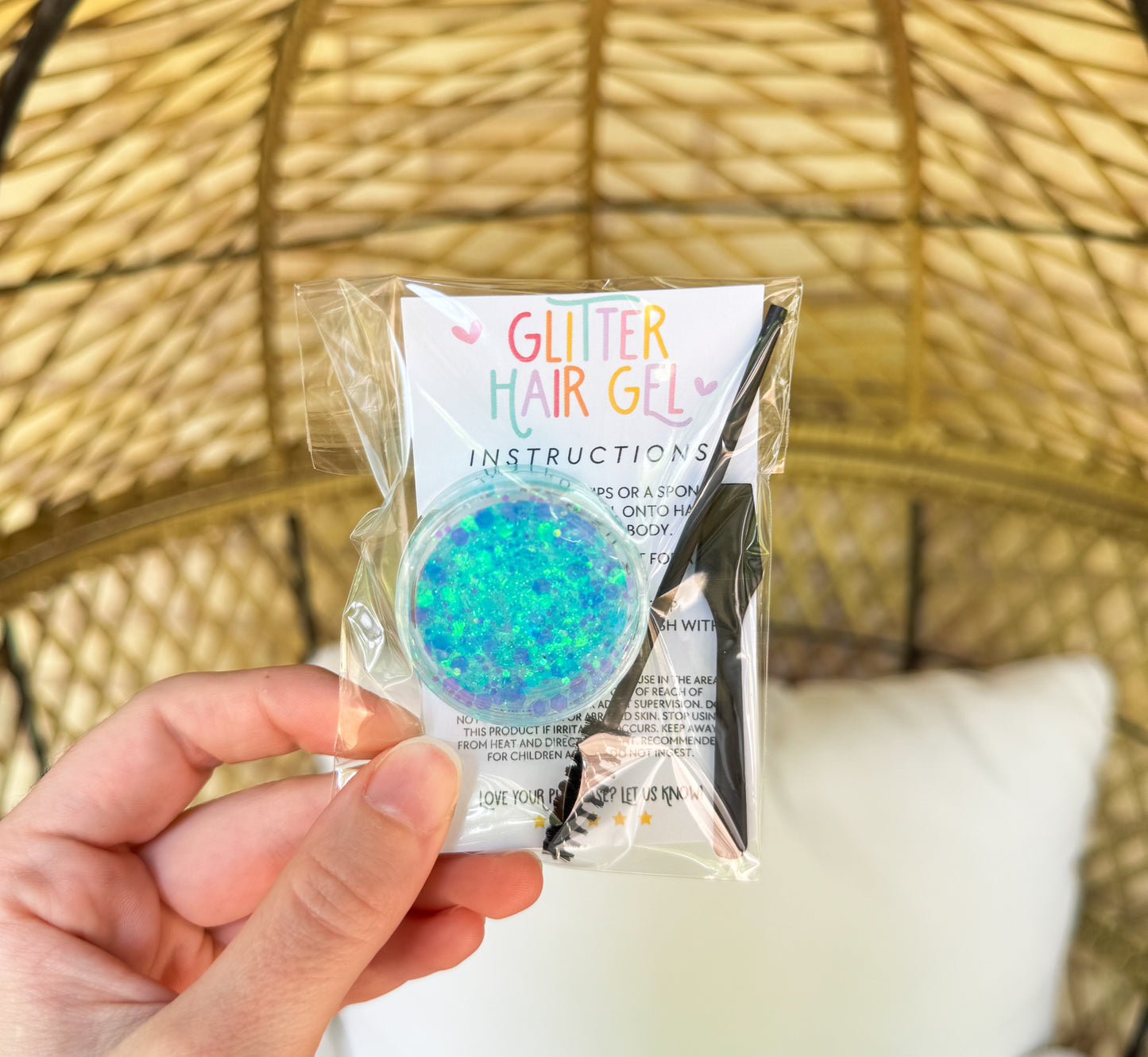 RTS Glitter Hair Gel