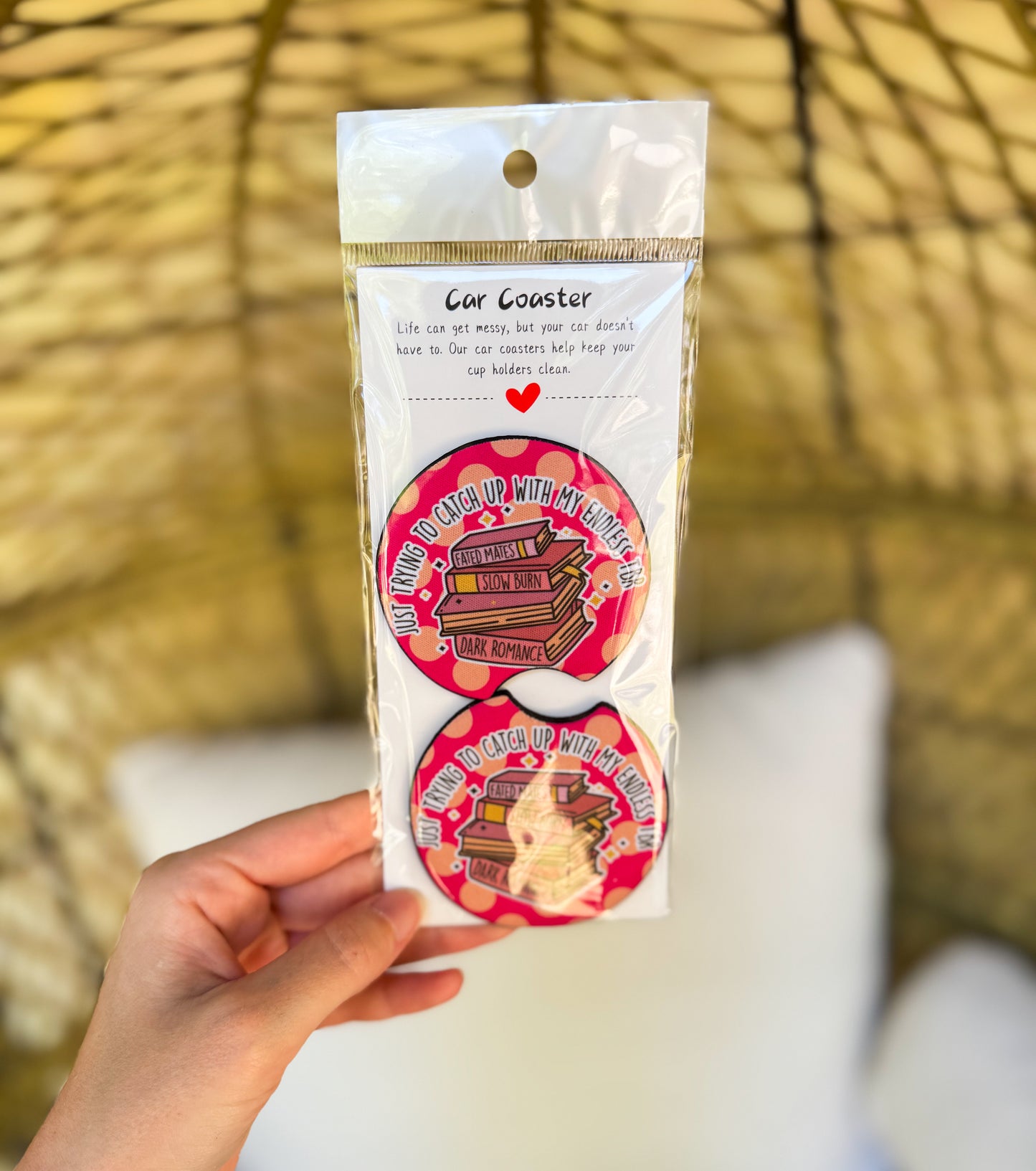 RTS Bookish Coaster Sets – Car Accessories