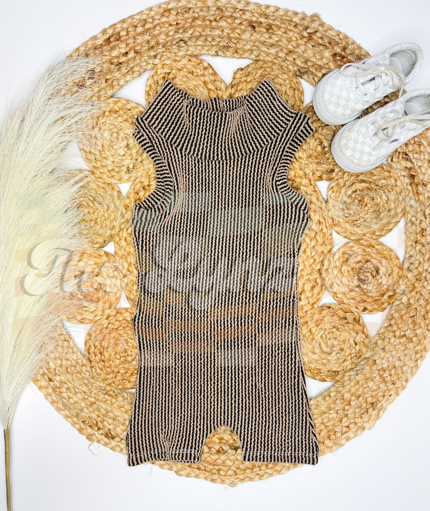 RTS 18/24M Mock Neck Ollie Romper