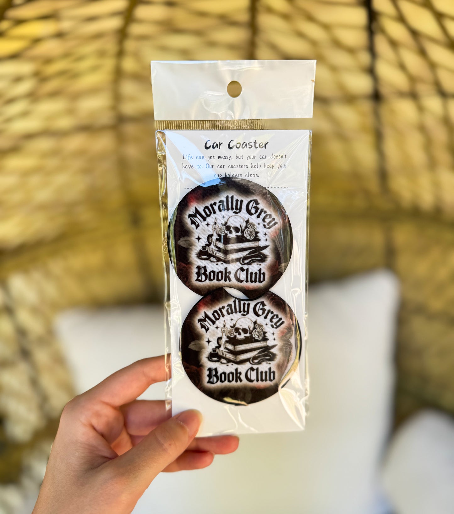 RTS Bookish Coaster Sets – Car Accessories