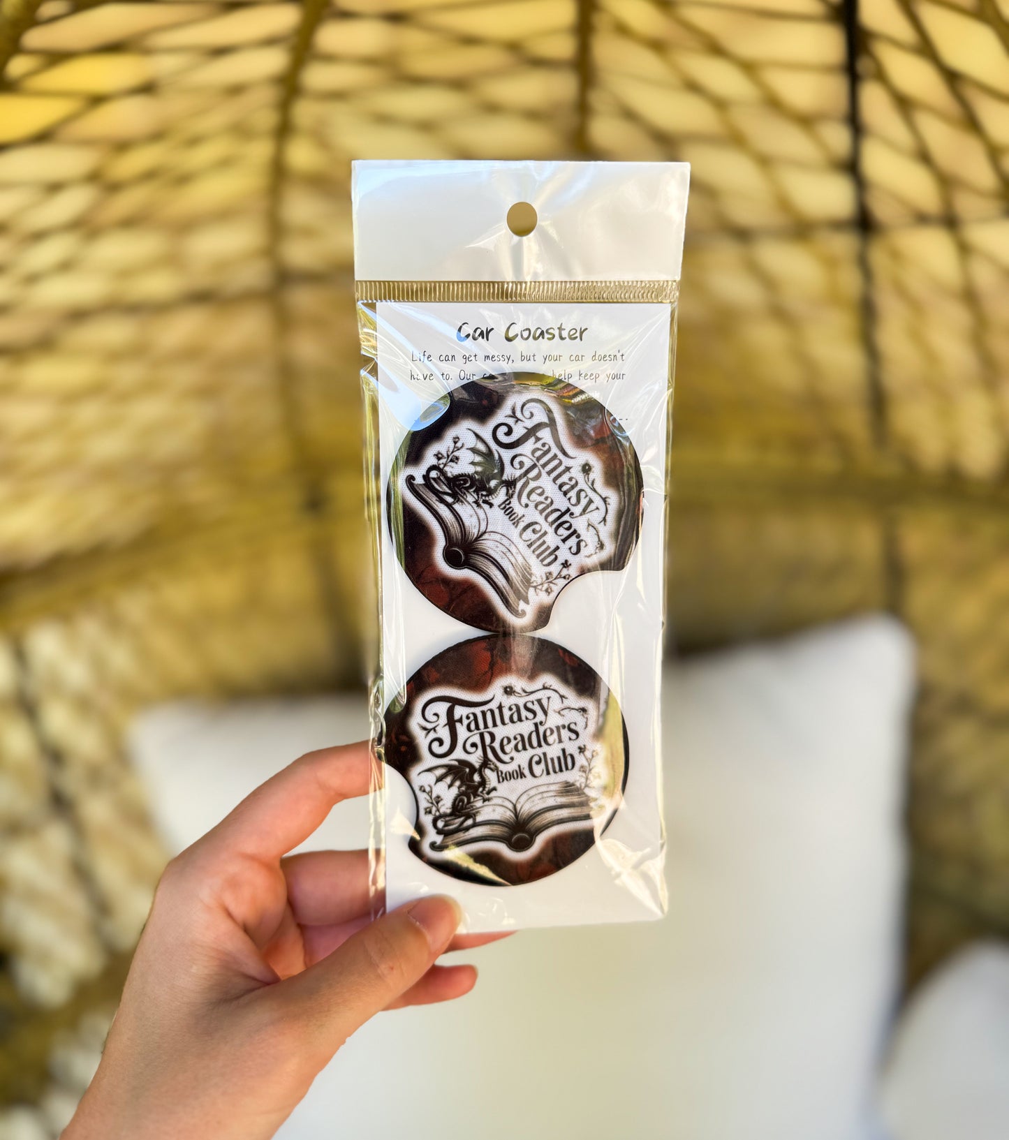 RTS Bookish Coaster Sets – Car Accessories