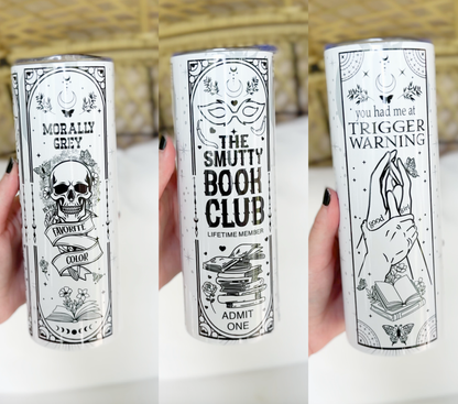 MTO: The Smutty Book Club 20oz Tumbler