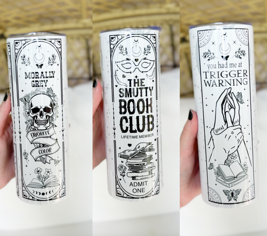 MTO: The Smutty Book Club 20oz Tumbler