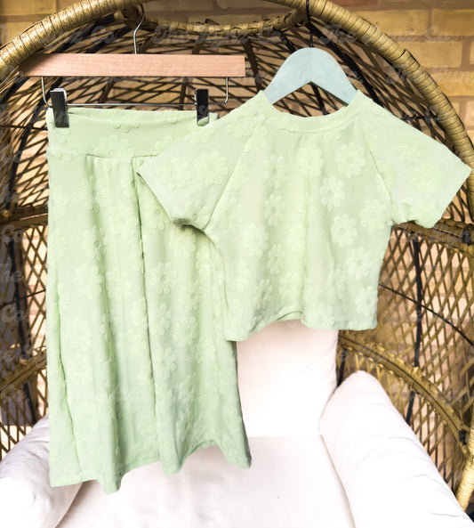 RTS 3T Set | Knox Modest Crop & Wide Leg Pants