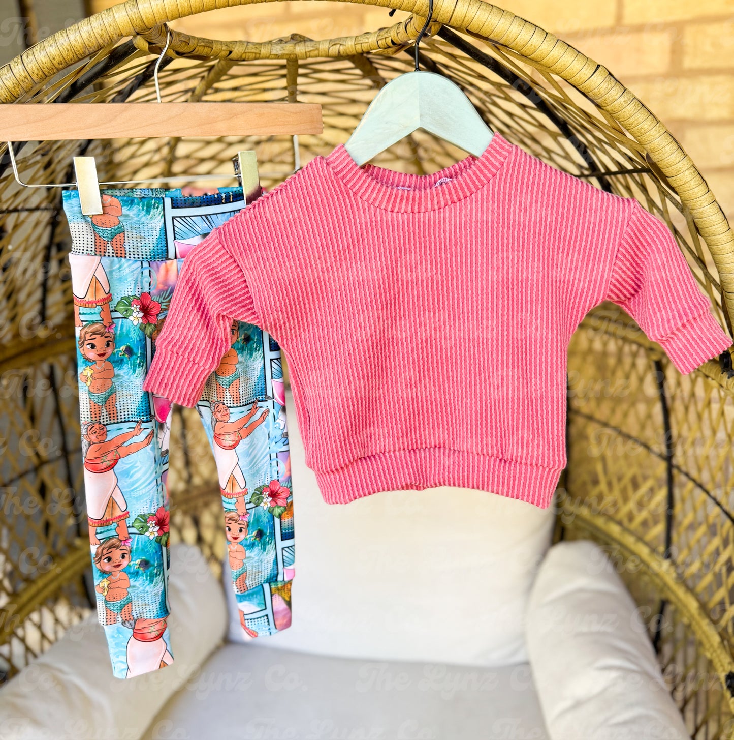 RTS 9/12M Set | Long Sleeve Dolman & Leggings