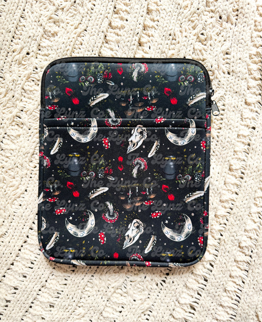 RTS 8x10 Skull Mystic Book Sleeve | Book Sleeve | Kindle Storage