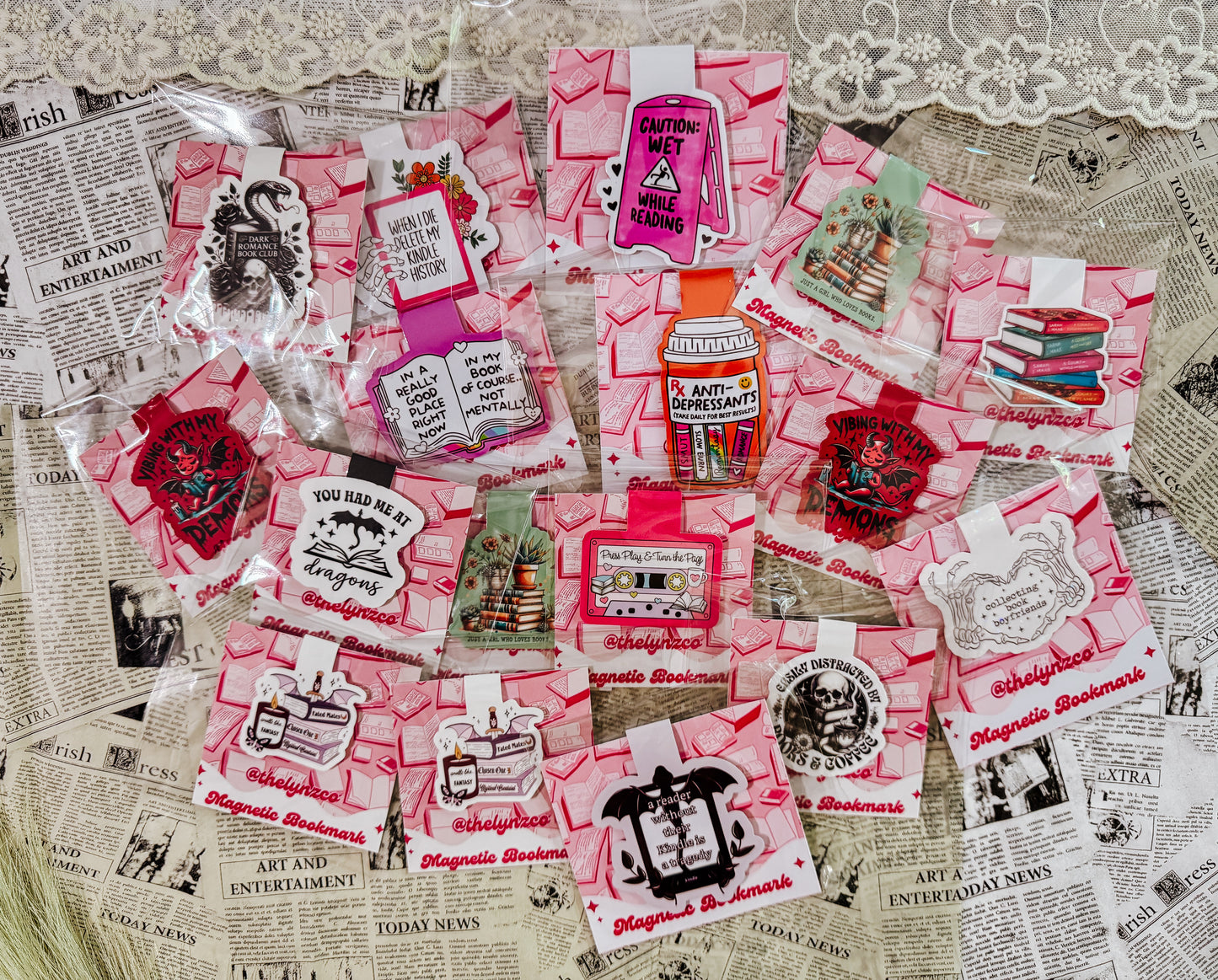 📖 Wholesale Magnetic Bookmark Grab Bag – 20 Pack